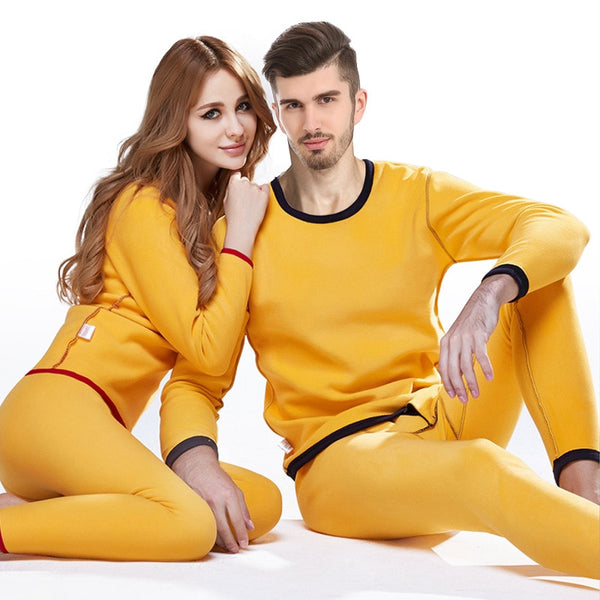 Fleece Lined Thermal Underwear Set