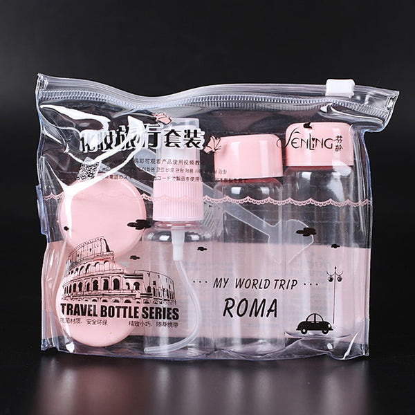 7pc/Set Mini Bottles Carry On Plane