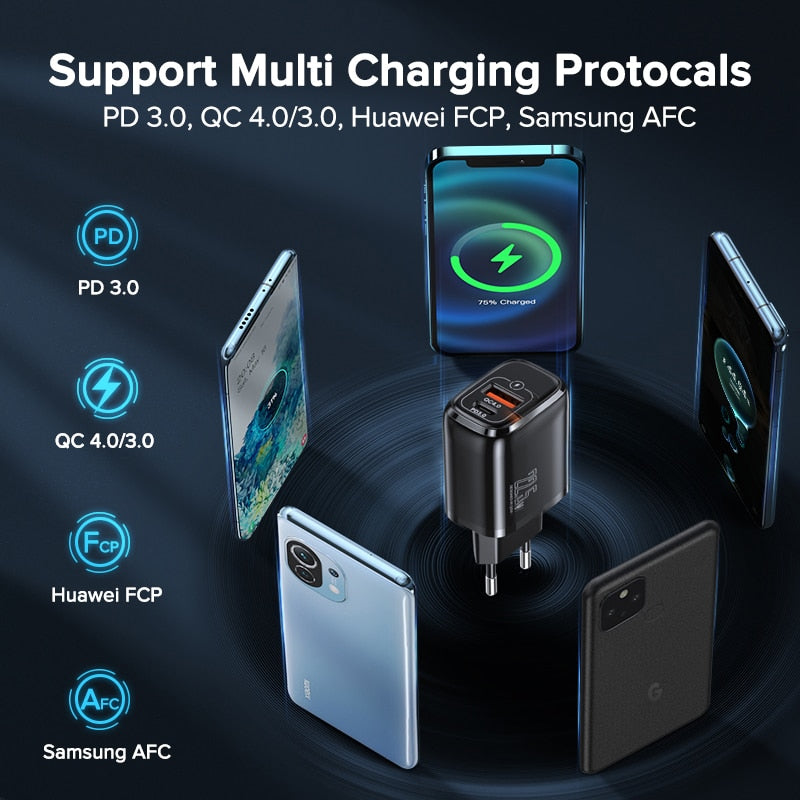 Travel Adapter with Dual USB