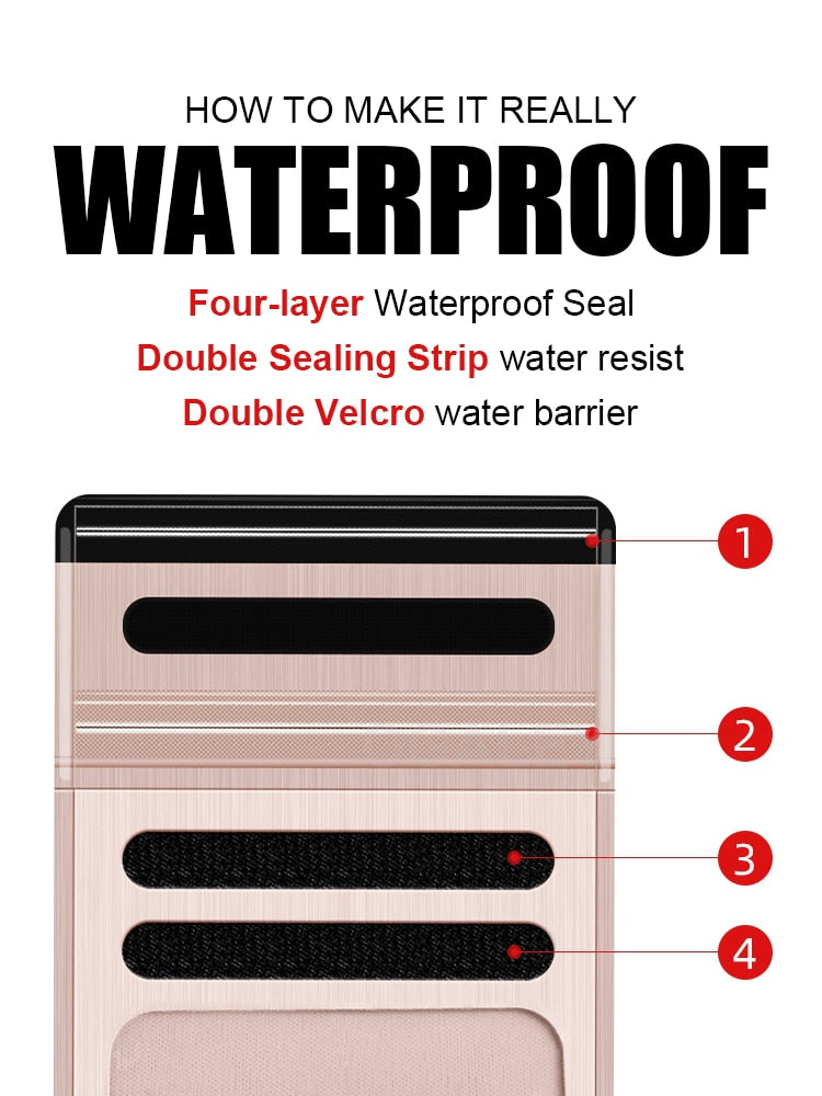 Universal Waterproof Pouch Cellphone Dry Bag Case for all Phones